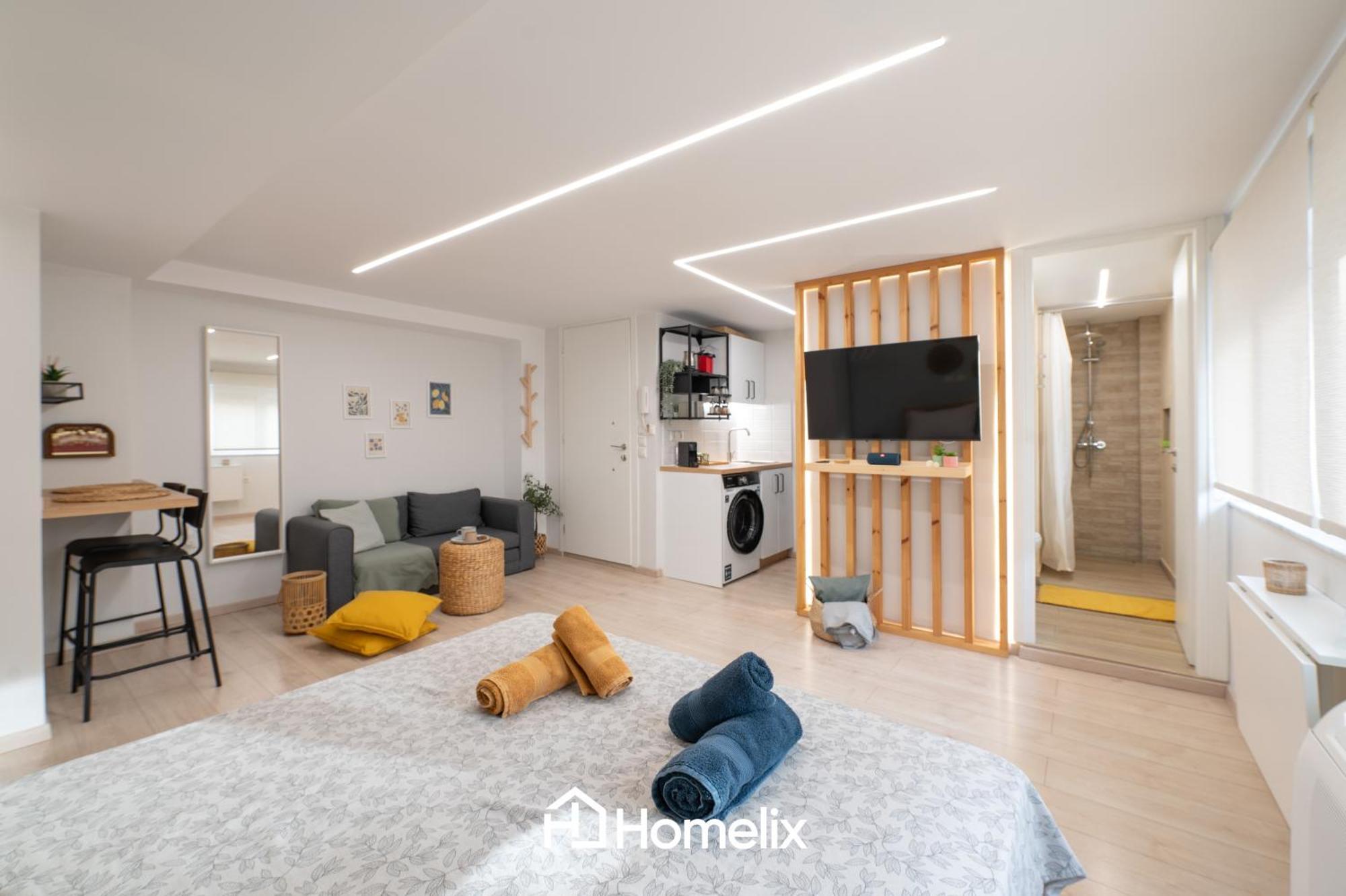 Roomaki - New & Stylish Studio In The Center With Parking Chalkís エクステリア 写真
